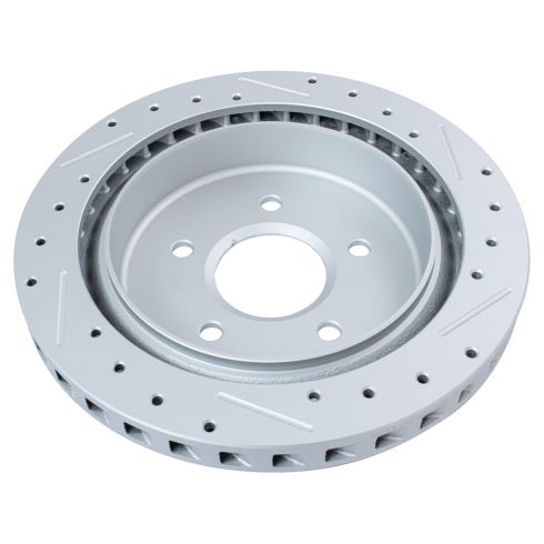 Chevrolet Corvette Cadillac XLR Front & Rear 4 Piece Premium G-Coated Brake Rotor Set TRQ Performance BKA19884