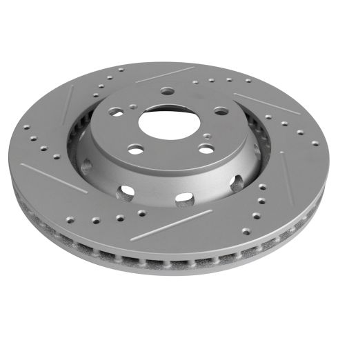 2009-15 Toyota Venza Front & Rear Ceramic Premium G-Coated Performance Brake Pad & Rotor Kit TRQ Performance BKA21781
