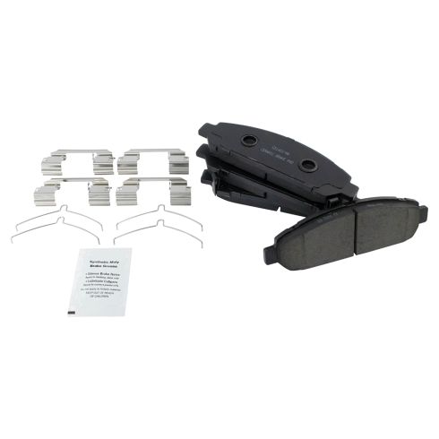 2009-15 Toyota Venza Front & Rear Ceramic Premium G-Coated Performance Brake Pad & Rotor Kit TRQ Performance BKA21781