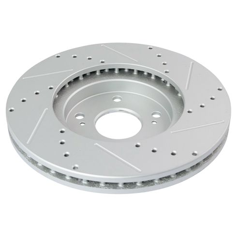 2002-04 Honda Odyssey Front & Rear 4 Piece Premium G-Coated Performance Brake Rotor Set TRQ Performance BRA15018