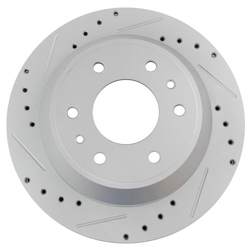 Chevrolet GMC Buick Isuzu Front & Rear 4 Piece Premium G-Coated Brake Rotor Set TRQ Performance BRA15036