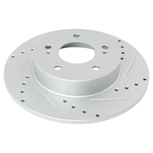 Nissan Maxima Infiniti I35 Front & Rear 4 Piece Premium G-Coated Brake Rotor Set TRQ Performance BRA15064