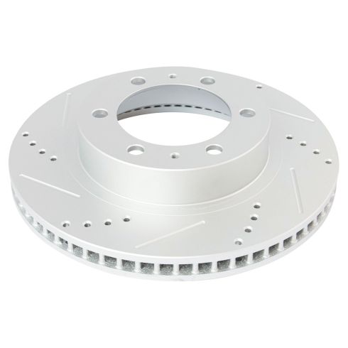 Toyota 4Runner FJ Cruiser Front & Rear 4 Piece Premium G-Coated Brake Rotor Set TRQ Performance BRA15070