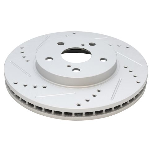 Toyota Lexus Front & Rear 4 Piece Premium G-Coated Brake Rotor Set TRQ Performance BRA15072