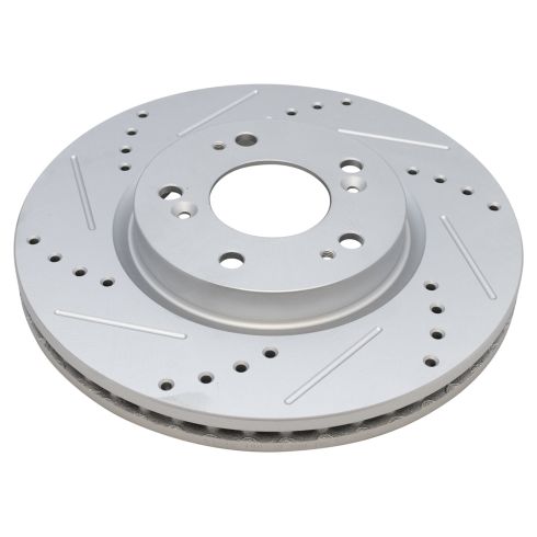 Mitsubishi Outlander Front & Rear 4 Piece Premium G-Coated Brake Rotor Set TRQ Performance BRA15078