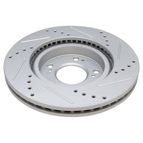 Mitsubishi Outlander Front & Rear 4 Piece Premium G-Coated Brake Rotor Set TRQ Performance BRA15078