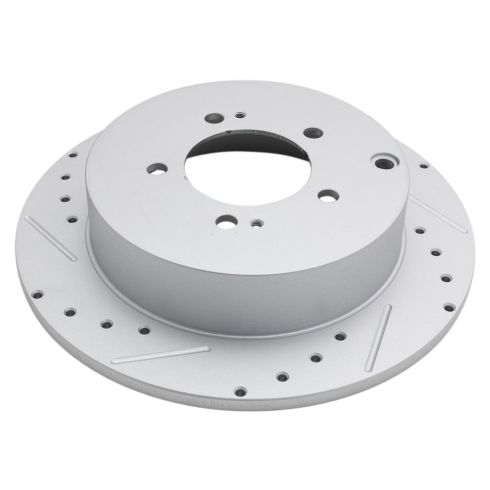 Mitsubishi Outlander Front & Rear 4 Piece Premium G-Coated Brake Rotor Set TRQ Performance BRA15078