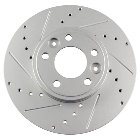 1998-02 Ford Lincoln Mercury Front & Rear 4 Piece Premium G-Coated Brake Rotor Set TRQ Performance BRA15149