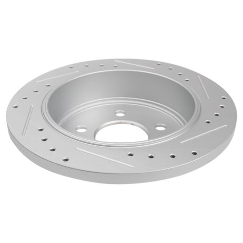 1998-02 Ford Lincoln Mercury Front & Rear 4 Piece Premium G-Coated Brake Rotor Set TRQ Performance BRA15149
