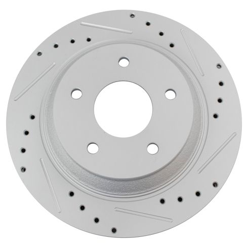 1988-96 Chevrolet Corvette Front & Rear with 305mm Diameter Front Rotors 4 Piece Premium G-Coated Performance Brake Rotor Set TRQ Performance BRA15173
