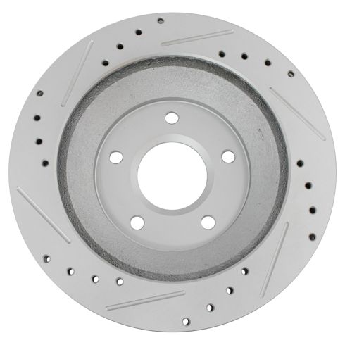 1988-96 Chevrolet Corvette Front & Rear with 305mm Diameter Front Rotors 4 Piece Premium G-Coated Performance Brake Rotor Set TRQ Performance BRA15173
