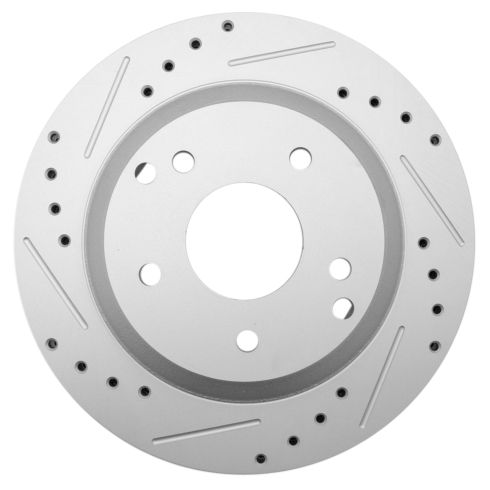 1988-96 Chevrolet Corvette Front & Rear with 305mm Diameter Front Rotors 4 Piece Premium G-Coated Performance Brake Rotor Set TRQ Performance BRA15173