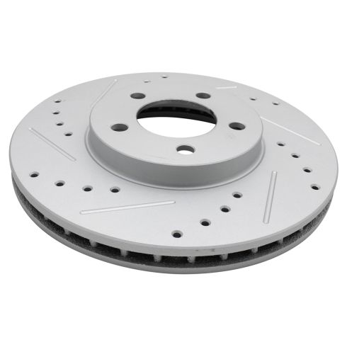 Ford Lincoln Mercury Front Semi-Metallic Premium G-Coated Brake Pad & Rotor Kit TRQ Performance BKA20787