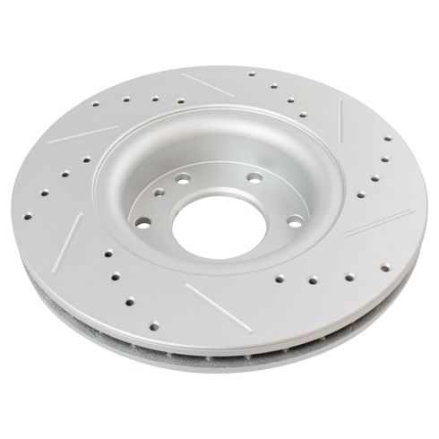 Chevrolet GMC Buick Isuzu Saab Front Semi-Metallic Premium G-Coated Brake Pad & Rotor Kit TRQ Performance BKA20838