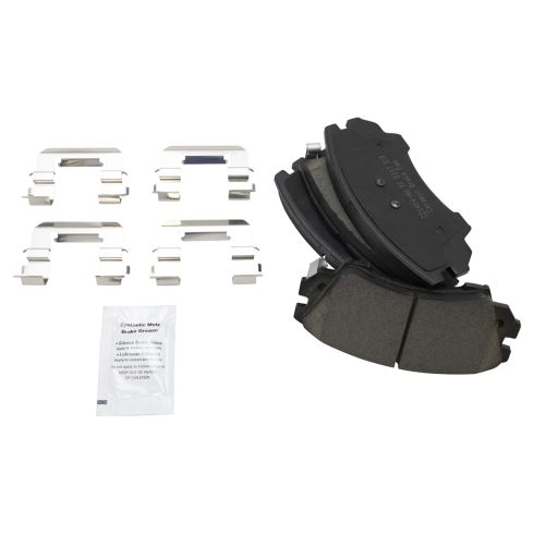 2010-15 Chevrolet Camaro Front Ceramic Premium G-Coated Brake Pad & Rotor Kit TRQ Performance BKA20880
