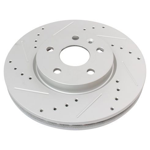 2010-15 Chevrolet Camaro Front Ceramic Premium G-Coated Brake Pad & Rotor Kit TRQ Performance BKA20880
