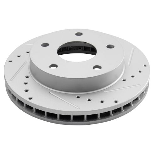 Dodge Ram 1500 Front Semi-Metallic Premium G-Coated Brake Pad & Rotor Kit TRQ Performance BKA20940