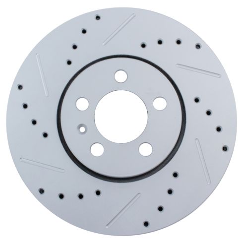 VW Beetle Golf Jetta Front Ceramic Premium G-Coated Brake Pad & Rotor Kit TRQ Performance BKA20955