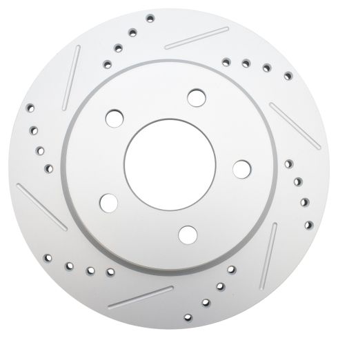 Mazda 3 Rear Ceramic Premium G-Coated Brake Pad & Rotor Kit TRQ Performance BKA20958