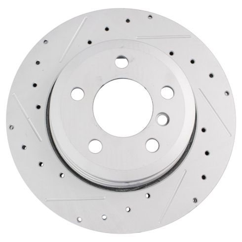 2004-10 BMW X3 Rear Ceramic Premium G-Coated Performance Brake Pad & Rotor Kit TRQ Performance BKA20969