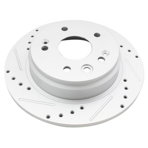 1999-03 Acura TL Rear Ceramic Premium G-Coated Performance Brake Pad & Rotor Kit TRQ Performance BKA20988
