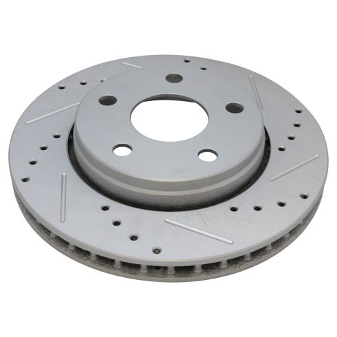Jeep Wrangler Wrangler JK Front Semi-Metallic Premium G-Coated Brake Pad & Rotor Kit TRQ Performance BKA21021
