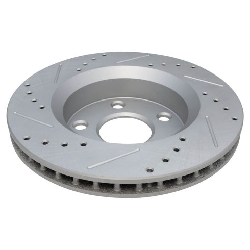 Jeep Wrangler Wrangler JK Front Semi-Metallic Premium G-Coated Brake Pad & Rotor Kit TRQ Performance BKA21021
