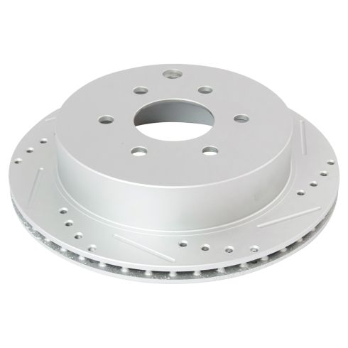 Nissan Suzuki Rear Ceramic Premium G-Coated Brake Pad & Rotor Kit TRQ Performance BKA21027