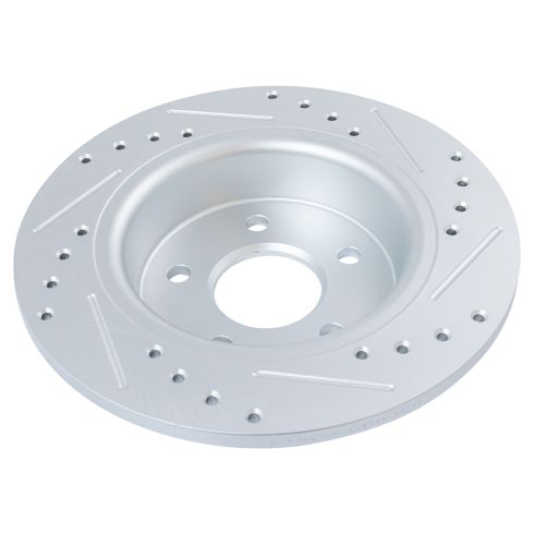 Ford C-Max Escape Transit Connect Rear Ceramic Premium G-Coated Brake Pad & Rotor Kit TRQ Performance BKA21044