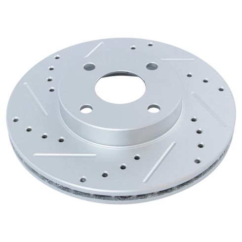Mazda Miata Front Ceramic Premium G-Coated Brake Pad & Rotor Kit with Parking Shoes TRQ Performance BKA21051