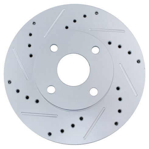 Mazda Miata Front Ceramic Premium G-Coated Brake Pad & Rotor Kit with Parking Shoes TRQ Performance BKA21051