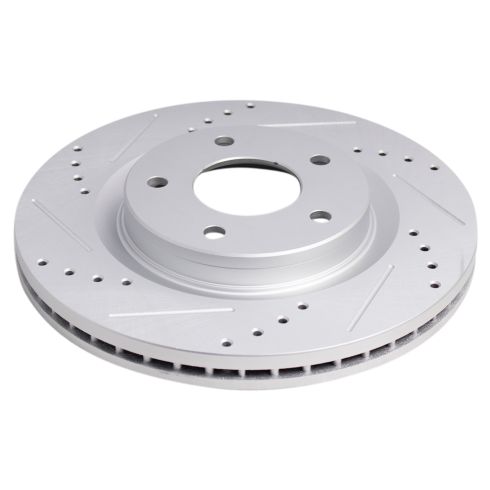 Nissan Juke Sentra Front Ceramic Premium G-Coated Brake Pad & Rotor Kit TRQ Performance BKA21078