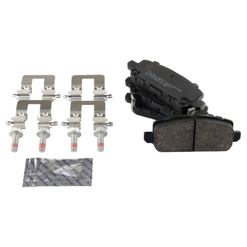 2016-22 Honda HR-V Rear Ceramic Premium G-Coated Performance Brake Pad & Rotor Kit TRQ Performance BKA21101
