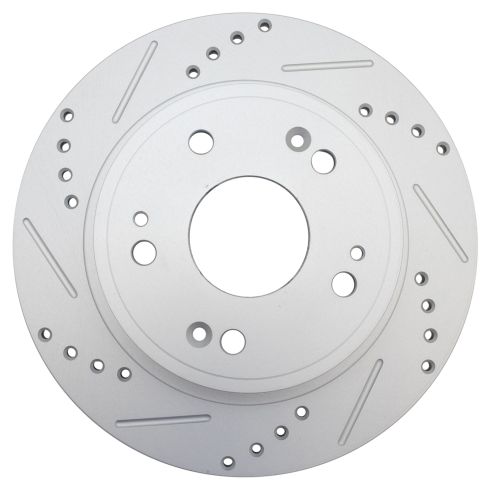 2016-22 Honda HR-V Rear Ceramic Premium G-Coated Performance Brake Pad & Rotor Kit TRQ Performance BKA21101