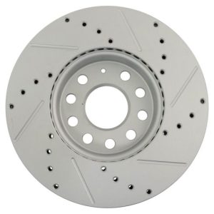 VW Audi Front Ceramic Premium G-Coated Brake Pad & Rotor Kit TRQ Performance BKA21105