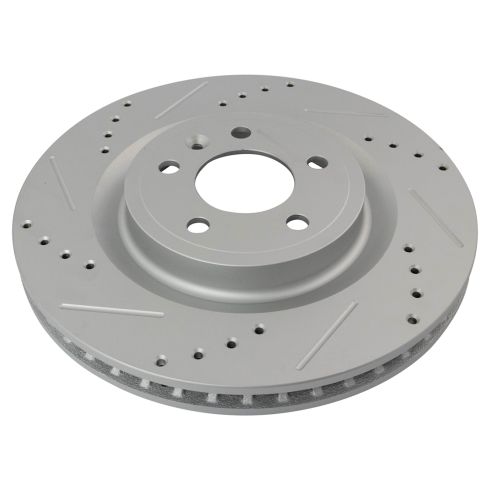 Ford Mustang Front Semi-Metallic Premium G-Coated Brake Pad & Rotor Kit TRQ Performance BKA21136