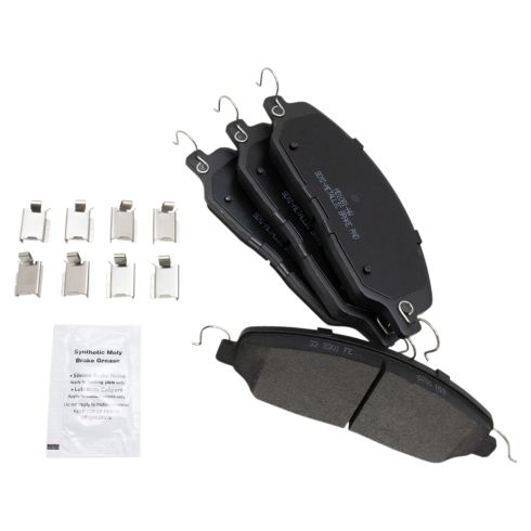 Ford Mustang Front Semi-Metallic Premium G-Coated Brake Pad & Rotor Kit TRQ Performance BKA21136