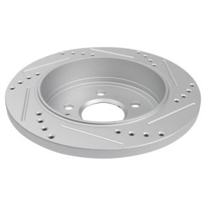 Mercedes Benz ML320 ML350 ML430 Rear Semi-Metallic Premium G-Coated Brake Pad & Rotor Kit TRQ Performance BKA21154