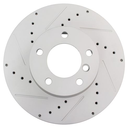 2010 BMW 328i 328i xDrive Front Ceramic Premium G-Coated Brake Pad & Rotor Kit TRQ Performance BKA21157