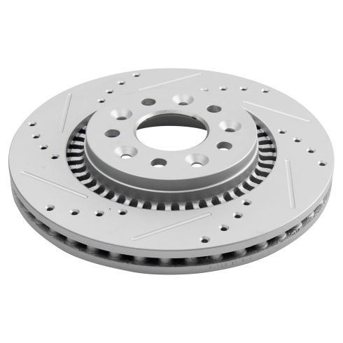 Ford Mercury Front & Rear Ceramic Premium G-Coated Brake Pad & Rotor Kit TRQ Performance BKA21189