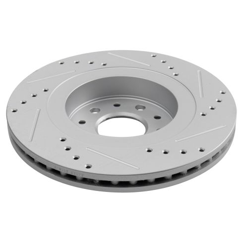 Ford Mercury Front & Rear Ceramic Premium G-Coated Brake Pad & Rotor Kit TRQ Performance BKA21189