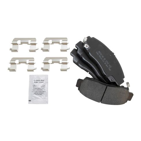 1999-03 Acura TL Front & Rear Semi-Metallic Premium G-Coated Performance Brake Pad & Rotor Kit TRQ Performance BKA21240