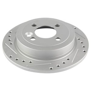 Mini Cooper Front & Rear Ceramic Premium G-Coated Brake Pad & Rotor Kit TRQ Performance BKA21248