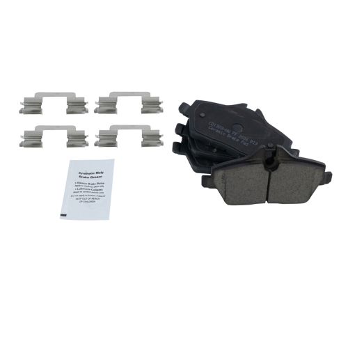Mini Cooper Front & Rear Ceramic Premium G-Coated Brake Pad & Rotor Kit TRQ Performance BKA21248