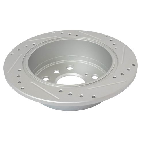 2000-01 Toyota Camry Lexus ES300 Front & Rear Ceramic Premium G-Coated Brake Pad & Rotor Kit TRQ Performance BKA21250
