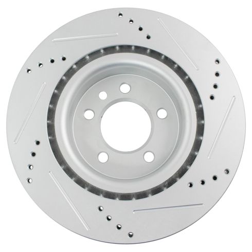 Land Rover LR3 Range Rover Sport Front & Rear Ceramic Premium G-Coated Brake Pad & Rotor Kit TRQ Performance BKA20767