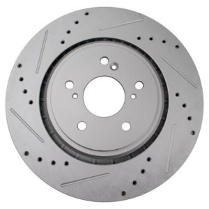 2015-20 Acura TLX Front & Rear Ceramic Premium G-Coated Brake Pad & Rotor Kit TRQ Performance BKA21271