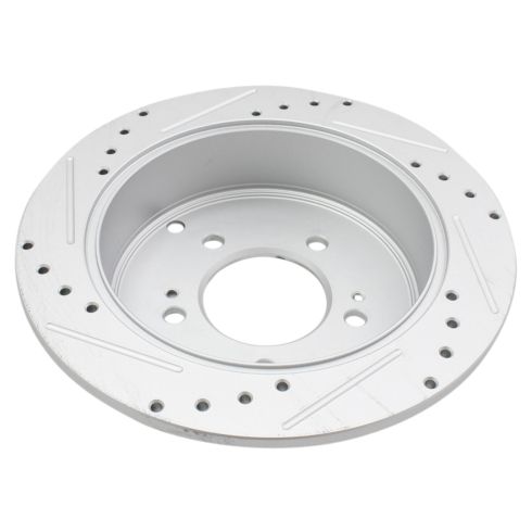 Hyundai Tucson Kia Sportage Front & Rear Semi-Metallic Premium G-Coated Brake Pad & Rotor Kit TRQ Performance BKA21277