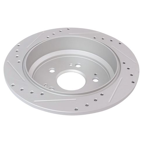 2005-10 Honda Odyssey Rear Ceramic Premium G-Coated Performance Brake Pad & Rotor Kit with Calipers TRQ Performance BKA21695 - Image 3