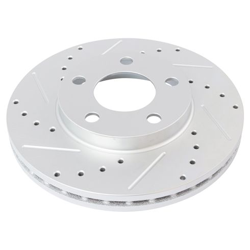 1994-98 Ford Mustang Front Ceramic Premium G-Coated Brake Pad & Rotor Kit TRQ Performance BKA21716